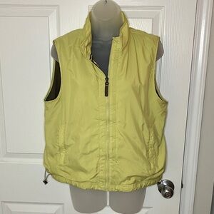 Liz Claiborne Sleeveless Zip-Up Vest Sz L